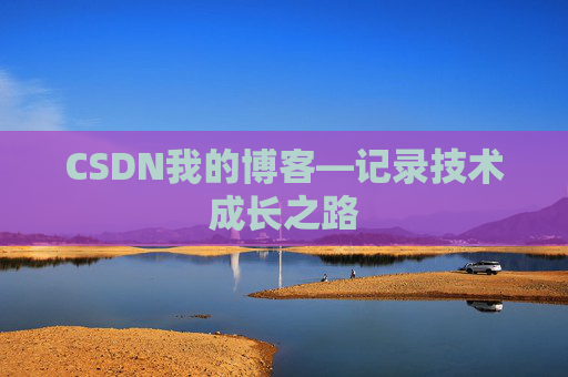 CSDN我的博客—记录技术成长之路